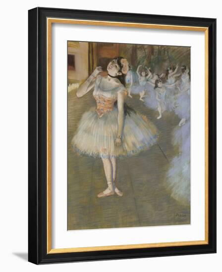 The Star, 1879-81-Edgar Degas-Framed Giclee Print
