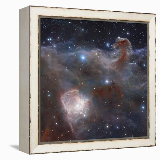 The Star-forming Region NGC 2024 in the Constellation Orion-Stocktrek Images-Framed Premier Image Canvas