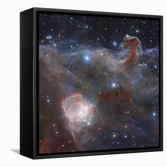 The Star-forming Region NGC 2024 in the Constellation Orion-Stocktrek Images-Framed Premier Image Canvas