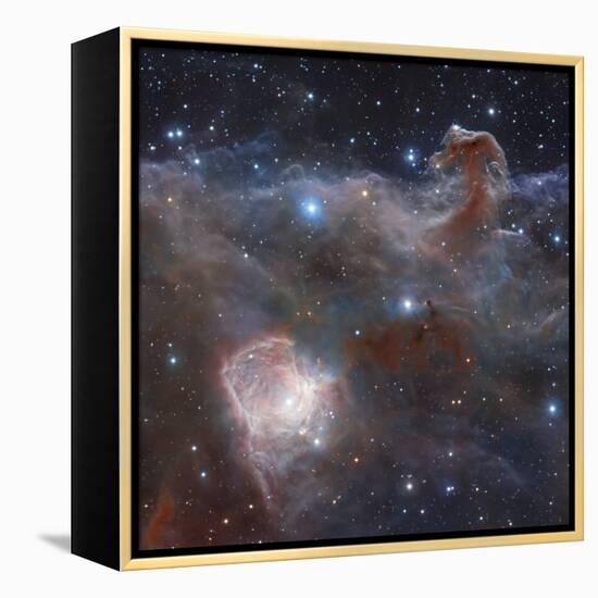 The Star-forming Region NGC 2024 in the Constellation Orion-Stocktrek Images-Framed Premier Image Canvas