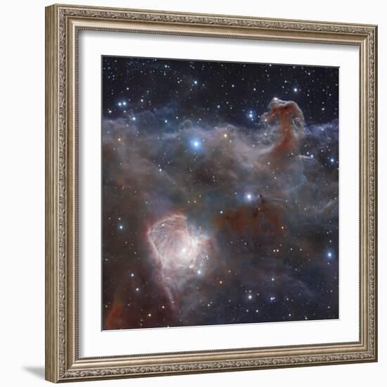 The Star-forming Region NGC 2024 in the Constellation Orion-Stocktrek Images-Framed Photographic Print