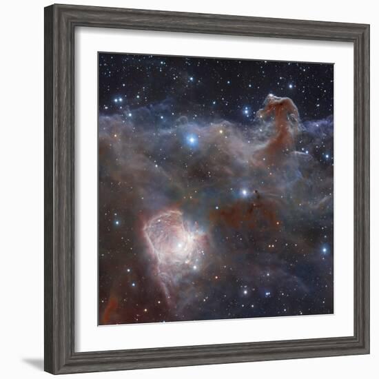 The Star-forming Region NGC 2024 in the Constellation Orion-Stocktrek Images-Framed Photographic Print