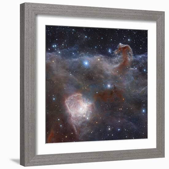 The Star-forming Region NGC 2024 in the Constellation Orion-Stocktrek Images-Framed Photographic Print