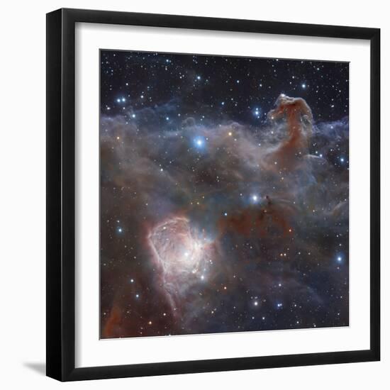 The Star-forming Region NGC 2024 in the Constellation Orion-Stocktrek Images-Framed Photographic Print