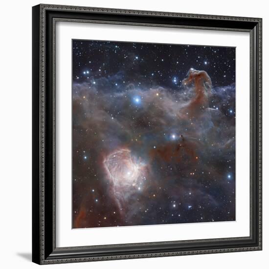 The Star-forming Region NGC 2024 in the Constellation Orion-Stocktrek Images-Framed Photographic Print