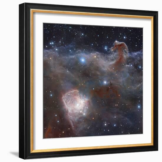 The Star-forming Region NGC 2024 in the Constellation Orion-Stocktrek Images-Framed Photographic Print