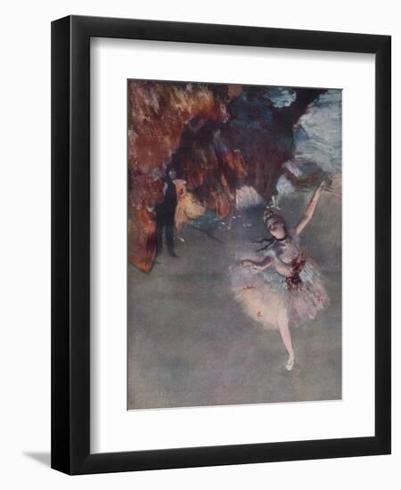 'The Star (L'Etoile)', 1878.-Edgar Degas-Framed Giclee Print