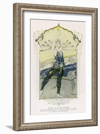 The "Star of Stars" of les Ballets Russes-Manuel Orazi-Framed Art Print