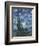 The Starry Night, June 1889 (Detail)-Vincent van Gogh-Framed Giclee Print