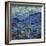 The Starry Night, June 1889 (Detail)-Vincent van Gogh-Framed Premium Giclee Print