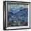 The Starry Night, June 1889 (Detail)-Vincent van Gogh-Framed Giclee Print