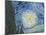 The Starry Night, June 1889 (Detail)-Vincent van Gogh-Mounted Giclee Print