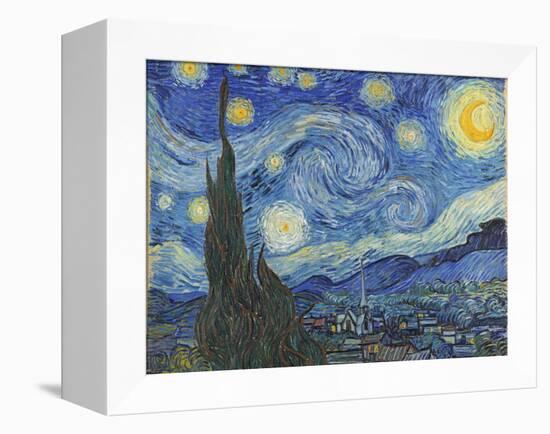 The Starry Night, June 1889-Vincent van Gogh-Framed Premier Image Canvas