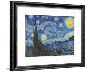 The Starry Night, June 1889-Vincent van Gogh-Framed Giclee Print