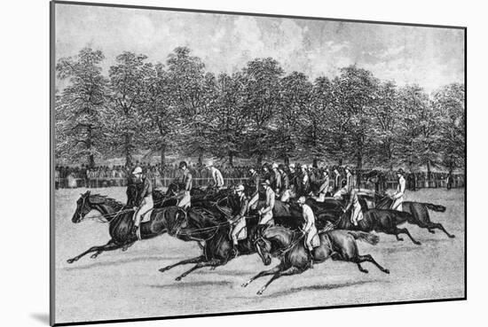 'The Start for the St. Leger, 1851', 1911-Unknown-Mounted Giclee Print