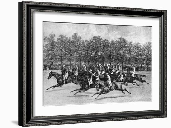 'The Start for the St. Leger, 1851', 1911-Unknown-Framed Giclee Print