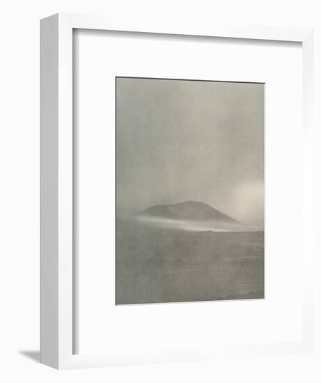 'The Start of a Blizzard...Drift Coming Round Mount Erebus', c1908, (1909)-Unknown-Framed Photographic Print