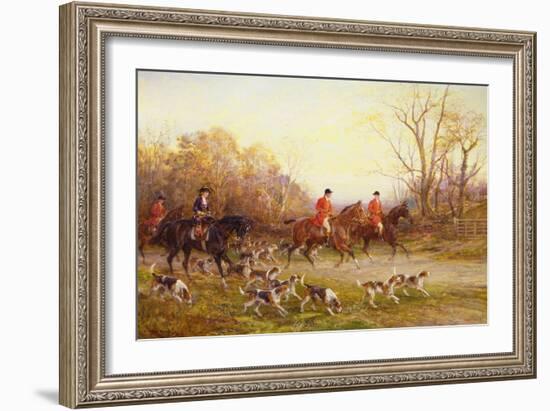 The Start of the Hunt-Heywood Hardy-Framed Giclee Print