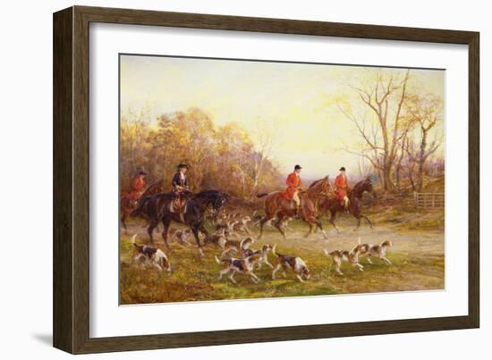 The Start of the Hunt-Heywood Hardy-Framed Giclee Print