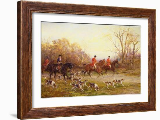 The Start of the Hunt-Heywood Hardy-Framed Giclee Print