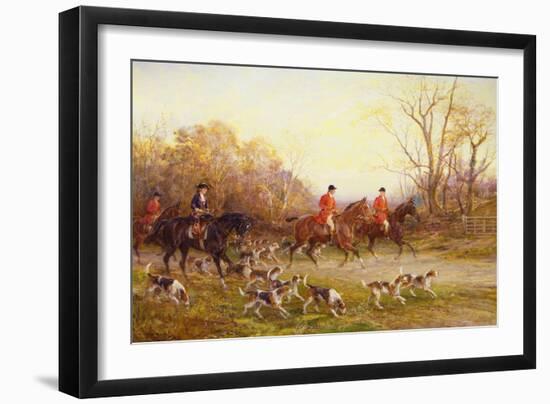 The Start of the Hunt-Heywood Hardy-Framed Giclee Print