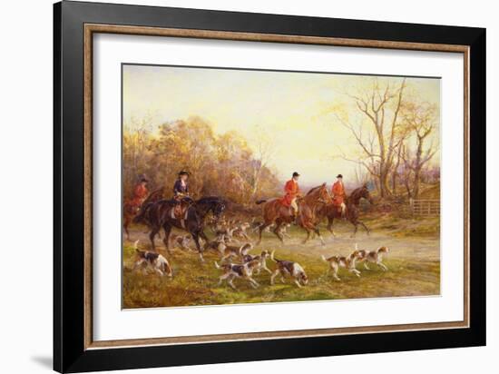 The Start of the Hunt-Heywood Hardy-Framed Giclee Print