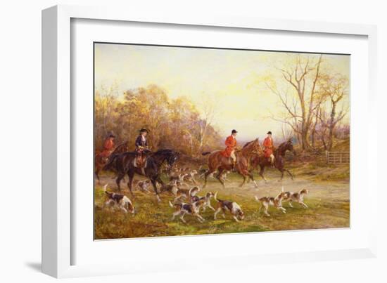 The Start of the Hunt-Heywood Hardy-Framed Giclee Print