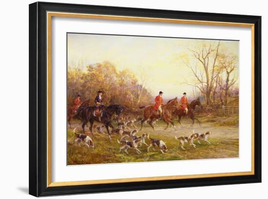 The Start of the Hunt-Heywood Hardy-Framed Giclee Print