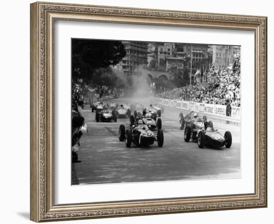 The Start of the Monaco Grand Prix, Monte Carlo, 1961-null-Framed Photographic Print