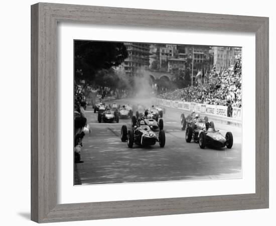 The Start of the Monaco Grand Prix, Monte Carlo, 1961-null-Framed Photographic Print