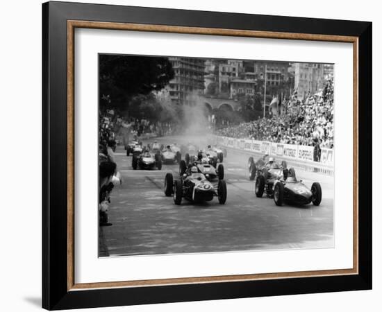 The Start of the Monaco Grand Prix, Monte Carlo, 1961-null-Framed Photographic Print