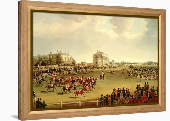 The Start of the St. Leger, 1830-James Pollard-Framed Premier Image Canvas