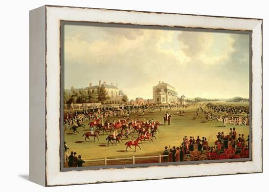 The Start of the St. Leger, 1830-James Pollard-Framed Premier Image Canvas