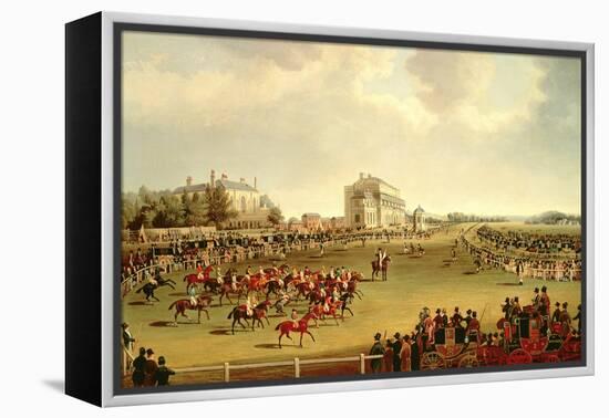 The Start of the St. Leger, 1830-James Pollard-Framed Premier Image Canvas