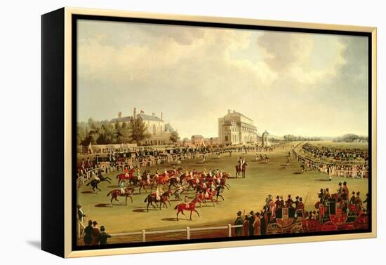 The Start of the St. Leger, 1830-James Pollard-Framed Premier Image Canvas