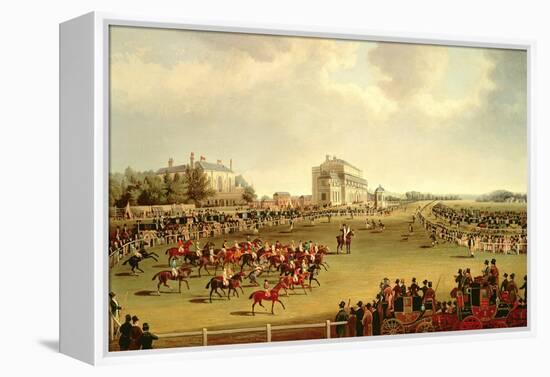 The Start of the St. Leger, 1830-James Pollard-Framed Premier Image Canvas