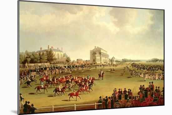 The Start of the St. Leger, 1830-James Pollard-Mounted Giclee Print