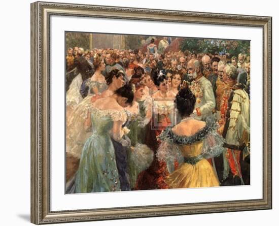 The State Ball-Wilhelm Gause-Framed Art Print