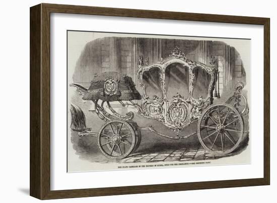 The State Carriage of the Empress of Russia, Built for the Coronation-null-Framed Giclee Print