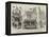 The State Funeral of the Late Admiral Courbet at Abbeville-null-Framed Premier Image Canvas