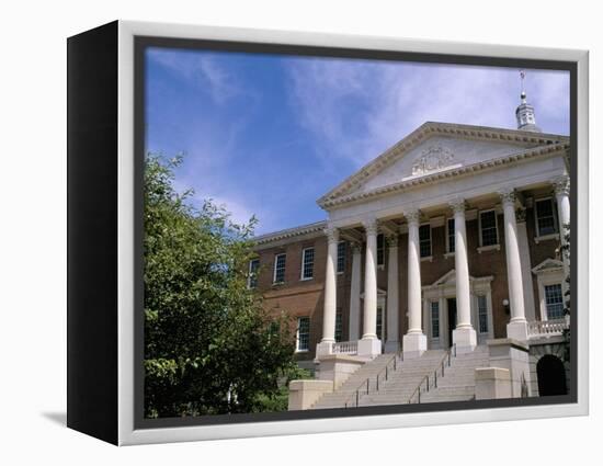 The State House, Annapolis, Maryland, USA-Jonathan Hodson-Framed Premier Image Canvas