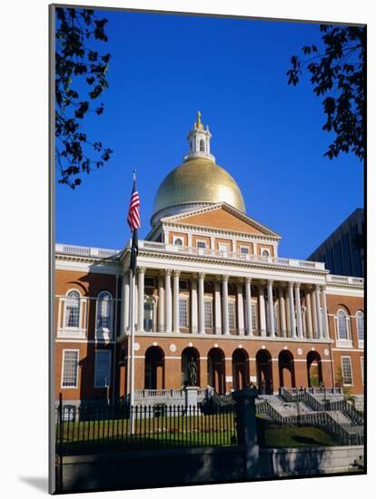 The State House, Boston, Massachusetts, New England, USA-Roy Rainford-Mounted Photographic Print