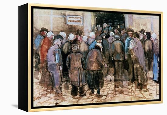 The State Lottery, 1882-Vincent van Gogh-Framed Premier Image Canvas