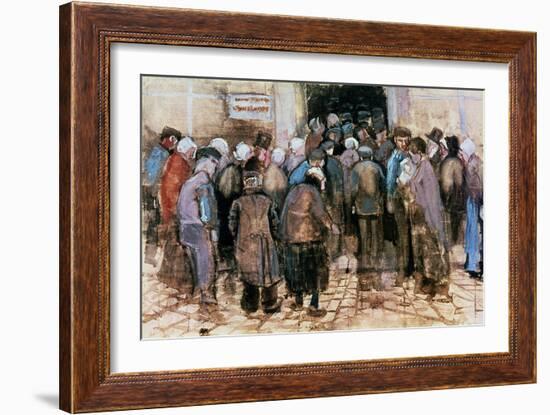 The State Lottery, 1882-Vincent van Gogh-Framed Giclee Print