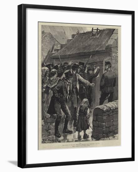 The State of Ireland, Serving a Process Near Headford, Galway-Richard Caton Woodville II-Framed Giclee Print