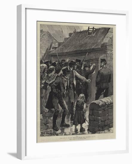 The State of Ireland, Serving a Process Near Headford, Galway-Richard Caton Woodville II-Framed Giclee Print