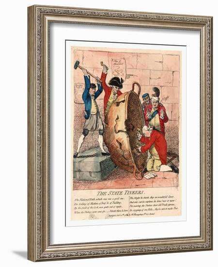 The State Tinkers-James Gillray-Framed Giclee Print