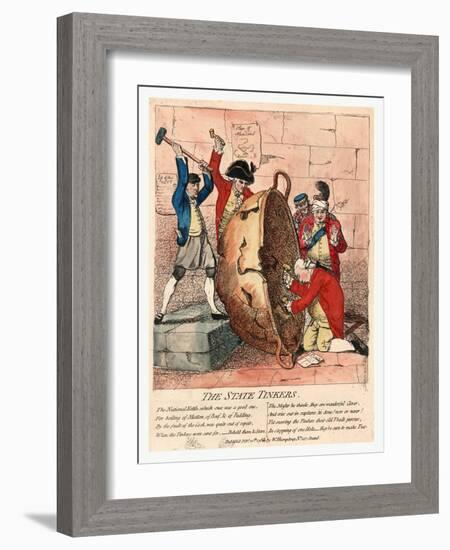 The State Tinkers-James Gillray-Framed Giclee Print