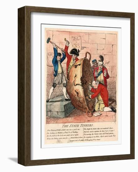 The State Tinkers-James Gillray-Framed Giclee Print