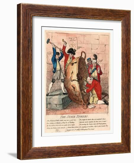 The State Tinkers-James Gillray-Framed Giclee Print